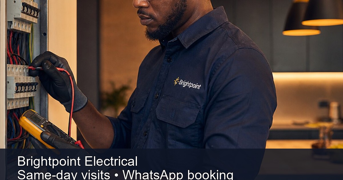 Brightpoint Electrical · Triage that Routes the Right Way